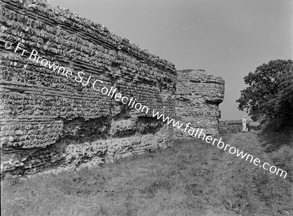 AT BURGH CASTLE MRS TAYLOR & BOYS JOHN & HUGH CASTLE